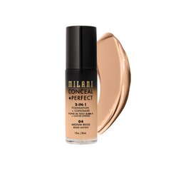 Milani Conceal+ Perfect meikkivoide 30 ml, 00B Light hinta ja tiedot | Meikkivoiteet ja puuterit | hobbyhall.fi