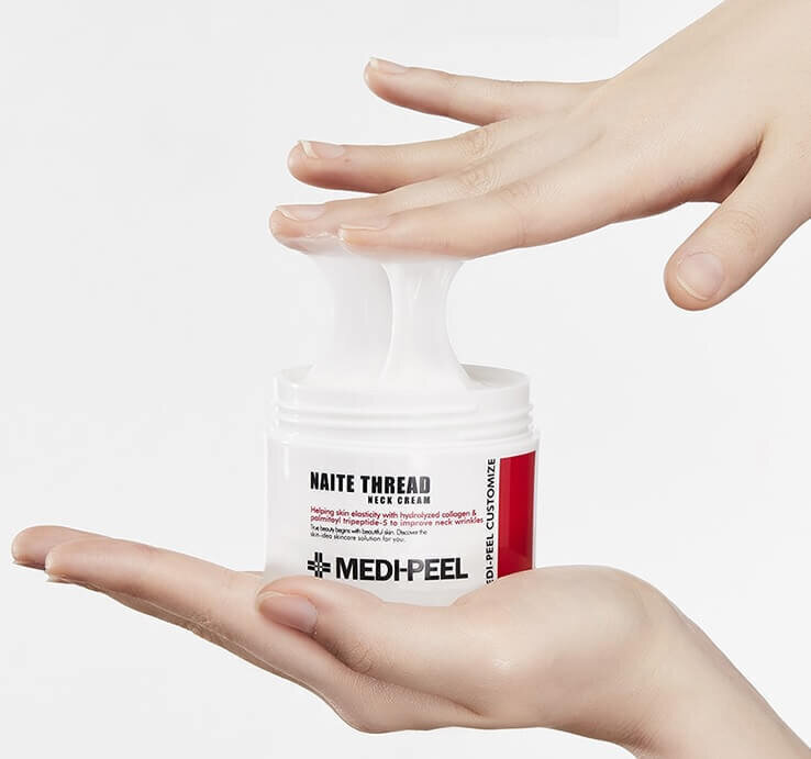 Medi-Peel Naite Thread Neck Cream kohottava kaulavoide peptidikompleksilla - 100 ml hinta ja tiedot | Kasvovoiteet | hobbyhall.fi