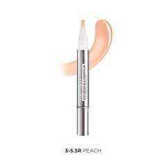 Kosteuttava peitevoide silmänympärysiholle L'Oreal Paris True Match, 3-5,5R Peach, 6,8 ml hinta ja tiedot | Meikkivoiteet ja puuterit | hobbyhall.fi