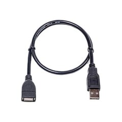 Kaapeli USB 2.0 AF - AM, 0,5m hinta ja tiedot | Kaapelit ja adapterit | hobbyhall.fi