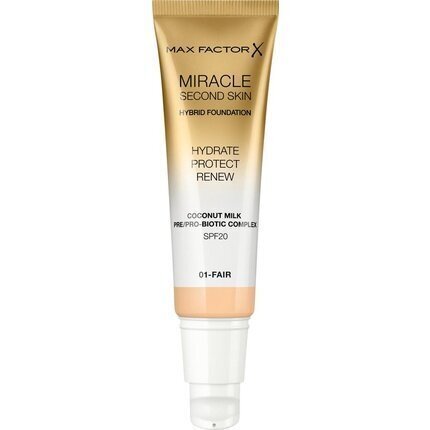 Max Factor Miracle Second Skin -meikkituote, 30 ml, 02 Fair Light hinta ja tiedot | Meikkivoiteet ja puuterit | hobbyhall.fi