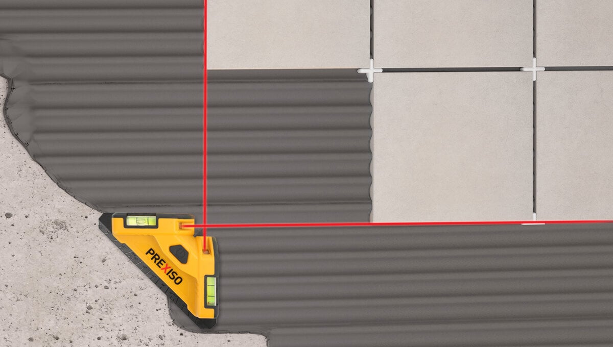 Laser laattojen asettamiseen Prexiso PTL10 hinta ja tiedot | Käsityökalut | hobbyhall.fi