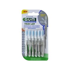 GUM® (1618) Trav-ler -hammasväliharjat, 2 mm, 6 kpl / pakkaus Tiesitkö, että ienongelmat saavat alkuunsa yleensä hampaiden väleistä? hinta ja tiedot | Suuhygienia | hobbyhall.fi