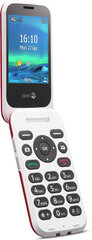 Doro 6821 Red/White 4G hinta ja tiedot | Doro Puhelimet, älylaitteet ja kamerat | hobbyhall.fi