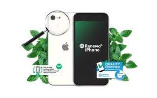 Renewd® iPhone SE (2022) 64GB Starlight RND-P26264 hinta ja tiedot | Apple renewd Matkapuhelimet ja tarvikkeet | hobbyhall.fi