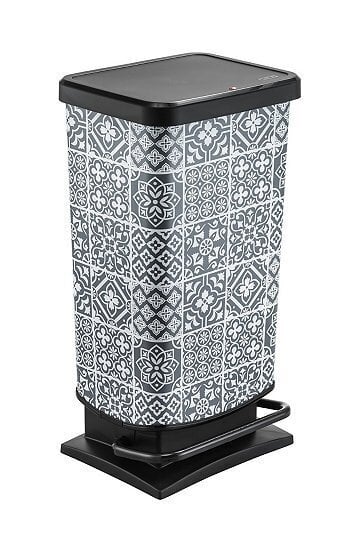 Roskakori polkimella Rotho Paso Ornament, 40L