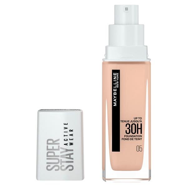 Nestemäinen meikkivoide Maybelline SuperStay 24H, 5 vaalea beige, 30 ml hinta ja tiedot | Meikkivoiteet ja puuterit | hobbyhall.fi