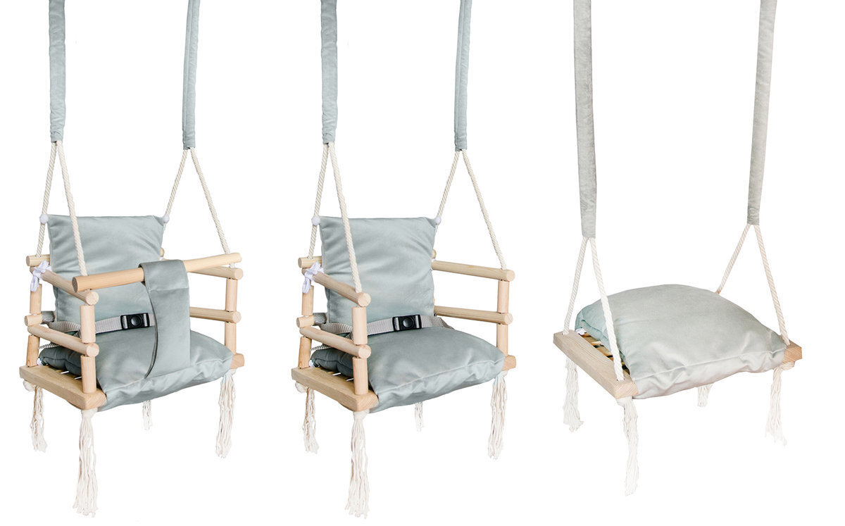 Baby Swing 3in1 säädettävä turvavyö selkänojalla taaperoille hinta ja tiedot | Keinut | hobbyhall.fi