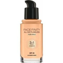 Max Factor Facefinity 3-in-1 -meikkivoide, 30 ml, 44 Warm Ivory hinta ja tiedot | Meikkivoiteet ja puuterit | hobbyhall.fi
