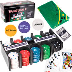 Texas Poker Setti hinta ja tiedot | Korttipelit, pokeri | hobbyhall.fi