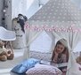 Prinsessatalo - harmaa-vaaleanpunainen teltta hinta ja tiedot | Lasten leikkimökit ja -teltat | hobbyhall.fi