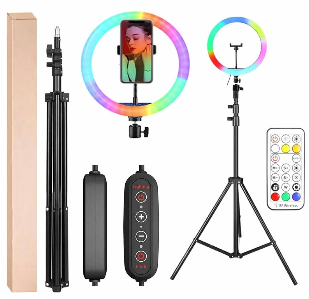 Selfie RGB LED -valosarja hinta ja tiedot | Valokuvaustarvikkeet | hobbyhall.fi