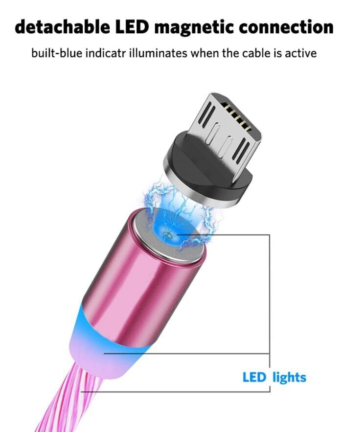 Magneettinen USB-kaapeli 3 in 1 hinta ja tiedot | Puhelinkaapelit | hobbyhall.fi