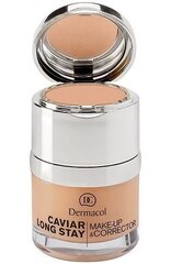 Dermacol Caviar Long Stay Make-Up & Corrector meikkituote 30 ml, 2 Fair hinta ja tiedot | Dermacol Hajuvedet ja kosmetiikka | hobbyhall.fi