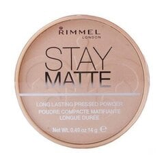 Rimmel London Stay Matte puuteri 14 g, 004 Sandstorm hinta ja tiedot | Rimmel Hajuvedet ja kosmetiikka | hobbyhall.fi