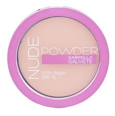 Gabriella Salvete Nude Powder puuteri 8 g, 02 Light Nude hinta ja tiedot | Meikkivoiteet ja puuterit | hobbyhall.fi