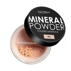 GOSH Mineral Powder -mineraalipuuteri, 8 g, 006 Honey hinta ja tiedot | Meikkivoiteet ja puuterit | hobbyhall.fi