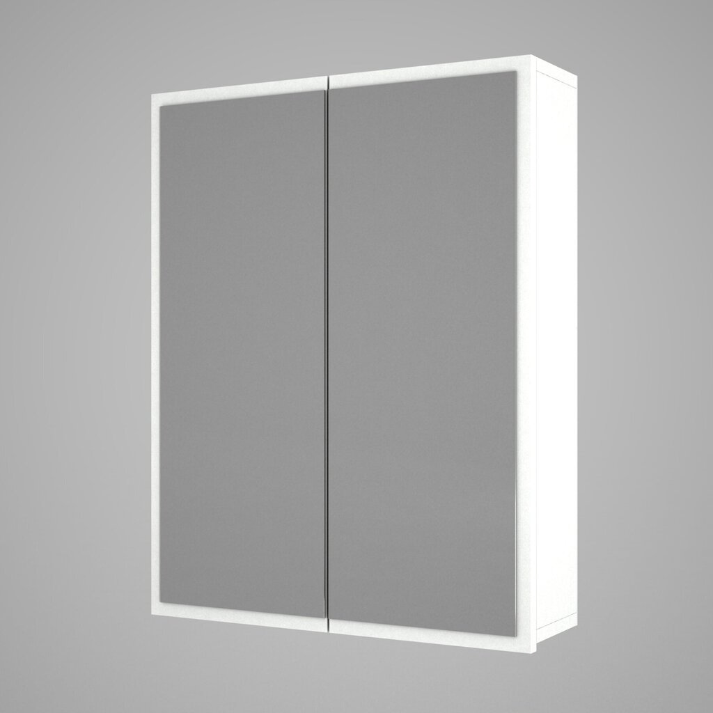 Kylpyhuoneen seinäkaappi Kalune Design 745(II), valkoinen hinta ja tiedot | Kylpyhuonekaapit | hobbyhall.fi