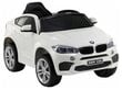 BMW X6 M, valkoisen värinen lasten sähköauto hinta ja tiedot | Lasten sähköautot | hobbyhall.fi