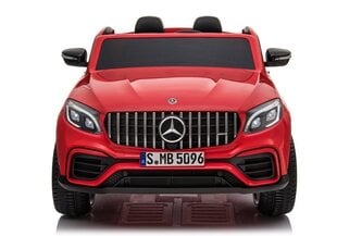 Mercedes GLC 63S lasten sähkökäyttöinen leikkiauto, lakatun punaisen värinen hinta ja tiedot | Lasten sähköautot | hobbyhall.fi