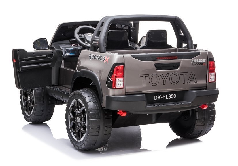 Toyota Hilux lasten sähkökäyttöinen leikkiauto, punaisen lakatun värinen hinta ja tiedot | Lasten sähköautot | hobbyhall.fi