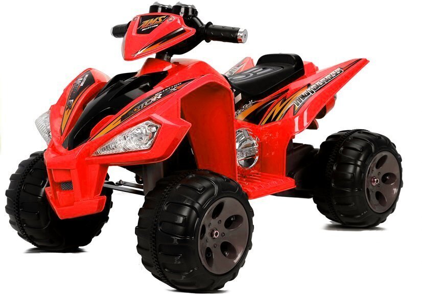 Quad, punaisen värinen sähkökäyttöinen mönkijä lapsille hinta ja tiedot | Lasten sähköautot | hobbyhall.fi