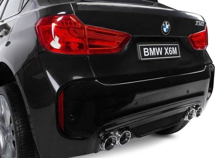 Toyz BMW X6 M, mustan värinen lasten sähkökäyttöinen auto hinta ja tiedot | Lasten sähköautot | hobbyhall.fi