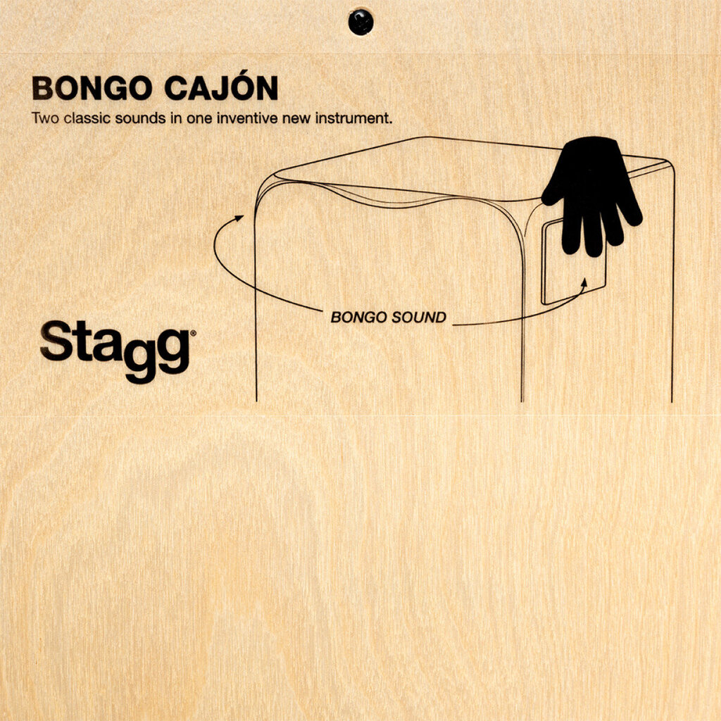 Stagg CAJ-BONGO-N cajon rumpu hinta ja tiedot | Perkussiosoittimet | hobbyhall.fi