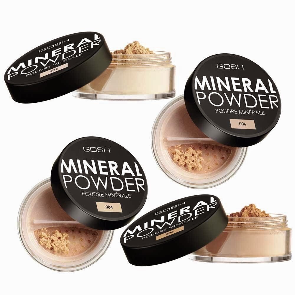 GOSH Mineral Powder -mineraalipuuteri, 8 g, 014 Cappucino hinta ja tiedot | Meikkivoiteet ja puuterit | hobbyhall.fi