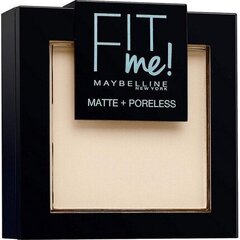 Puuteri Maybelline New York Fit Me Matt &amp; Poreless 9 g, 110 Posliini hinta ja tiedot | Meikkivoiteet ja puuterit | hobbyhall.fi