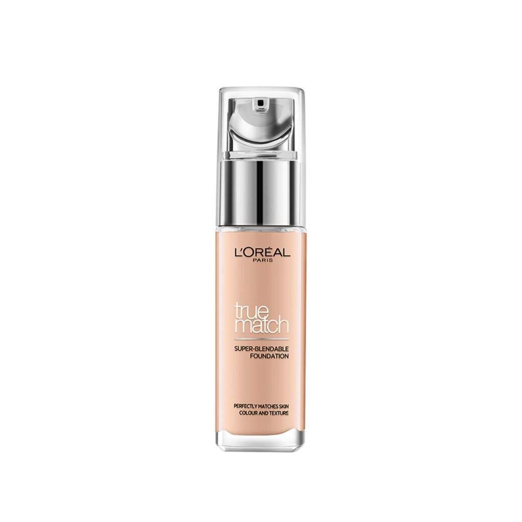 Meikkivoide L'Oreal Paris True Match Super Blendable 30 ml, 5D5W Kultainen hiekkaranta hinta ja tiedot | Meikkivoiteet ja puuterit | hobbyhall.fi