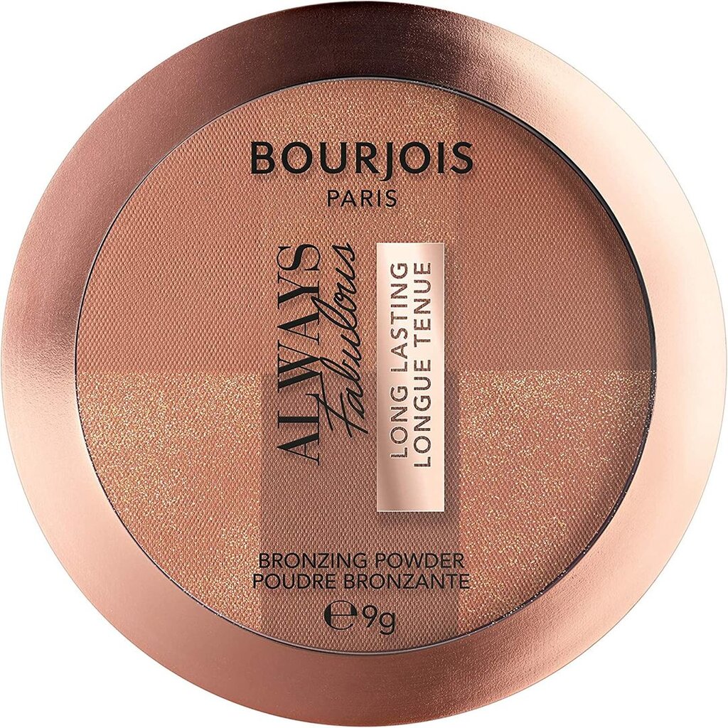 Aurinkopuuteri Bourjois Always Fabulous Bronzing 002 Dark, 9g. hinta ja tiedot | Aurinkopuuterit ja poskipunat | hobbyhall.fi