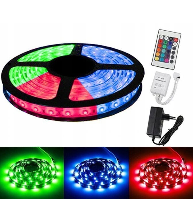 RGB Led nauha 3528 konsolilla hinta ja tiedot | LED-valonauhat | hobbyhall.fi