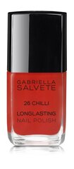 Gabriella Salvete Longlasting Enamel kynsilakka 11 ml, 26 Chilli hinta ja tiedot | Gabriella Salvete Hygieniatuotteet | hobbyhall.fi