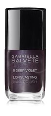 Kynsilakka Gabriella Salvete Longlasting Enamel 11 ml, 9 Deep Violet hinta ja tiedot | Kynsilakat ja kynsienhoitotuotteet | hobbyhall.fi