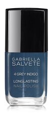 Gabriella Salvete Longlasting Enamel kynsilakka 11 ml, 04 Grey Indigo hinta ja tiedot | Kynsilakat ja kynsienhoitotuotteet | hobbyhall.fi