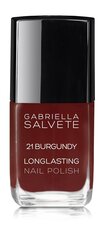 Gabriella Salvete Longlasting Enamel kynsilakka 11 ml, 21 Burgundy hinta ja tiedot | Kynsilakat ja kynsienhoitotuotteet | hobbyhall.fi