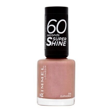 Rimmel London 60 Seconds Super Shine kynsilakka 8 ml, 510 Euphoria hinta ja tiedot | Kynsilakat ja kynsienhoitotuotteet | hobbyhall.fi