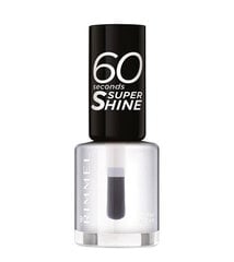 Rimmel London 60 Seconds Super Shine -kynsilakka, 8 ml, 740 Clear hinta ja tiedot | Kynsilakat ja kynsienhoitotuotteet | hobbyhall.fi