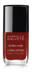 Gabriella Salvete Longlasting Enamel kynsilakka 11 ml, 23 Red Wine hinta ja tiedot | Kynsilakat ja kynsienhoitotuotteet | hobbyhall.fi