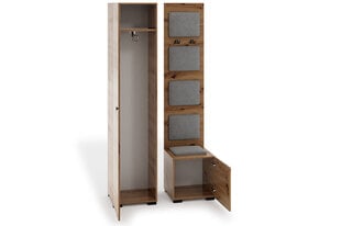 Eteisen kaappi ADRK Furniture CLE11, ruskea hinta ja tiedot | Eteisen kaapit | hobbyhall.fi