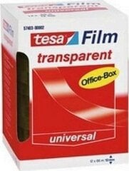 TESA Officebox Transparent 8 kappaletta teippirullia (19 mm x 66 metriä) hinta ja tiedot | Toimistotarvikkeet | hobbyhall.fi