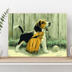 Numeromaalaus 40x50 cm. "Loyal friend" hinta ja tiedot | Maalaa numeroiden mukaan | hobbyhall.fi