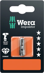 Wera 855/1 Impaktor terä PZ 3 x 25mm hinta ja tiedot | Käsityökalut | hobbyhall.fi