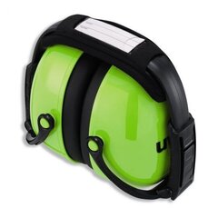 Taitettavat UVEX K2 kuulosuojaimet. SNR: 31 dB, musta/neon lime hinta ja tiedot | Pään suojavarusteet | hobbyhall.fi