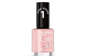 Rimmel London Super Gel By Kate STEP1 kynsilakka 12 ml, 021 New Romantic hinta ja tiedot | Kynsilakat ja kynsienhoitotuotteet | hobbyhall.fi