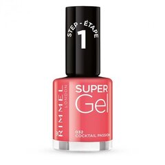 Rimmel London Super Gel STEP1 kynsilakka 12 ml, 032 Cocktail Passion hinta ja tiedot | Kynsilakat ja kynsienhoitotuotteet | hobbyhall.fi