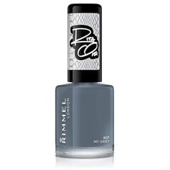 Rimmel London 60 Seconds By Rita Ora kynsilakka 8 ml, 807 My Grey hinta ja tiedot | Kynsilakat ja kynsienhoitotuotteet | hobbyhall.fi