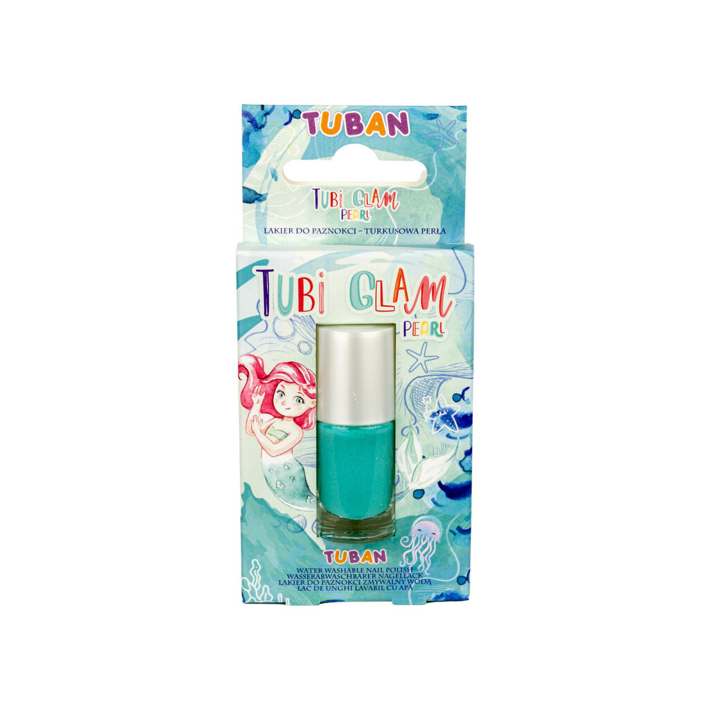 Tubi Glam - Kynsilakka lapsille - Turkoosi helmi - 5ml, Tuban TU3460 hinta ja tiedot | Kynsilakat ja kynsienhoitotuotteet | hobbyhall.fi