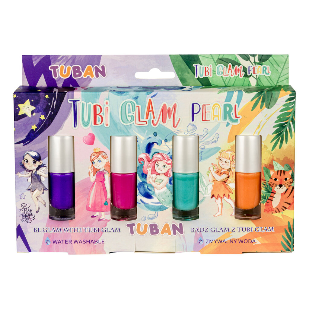 Tubi Glam Lacquer Sarja 4 kpl. - helmi hinta ja tiedot | Lasten ja äitiysajan kosmetiikka | hobbyhall.fi